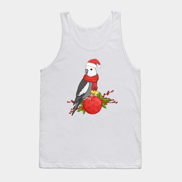 Xmas Cockatiel Tank Top by merue